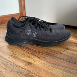 EUC Under Armour Men's Black Mojo Athletic Shoes Size 12